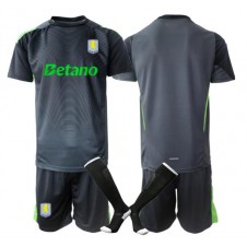 Aston Villa Keeper Hjemmedraktsett Barn 2025-26 Kortermet (+ korte bukser)
